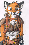 Colored version of Rael's concept drawing in pencils